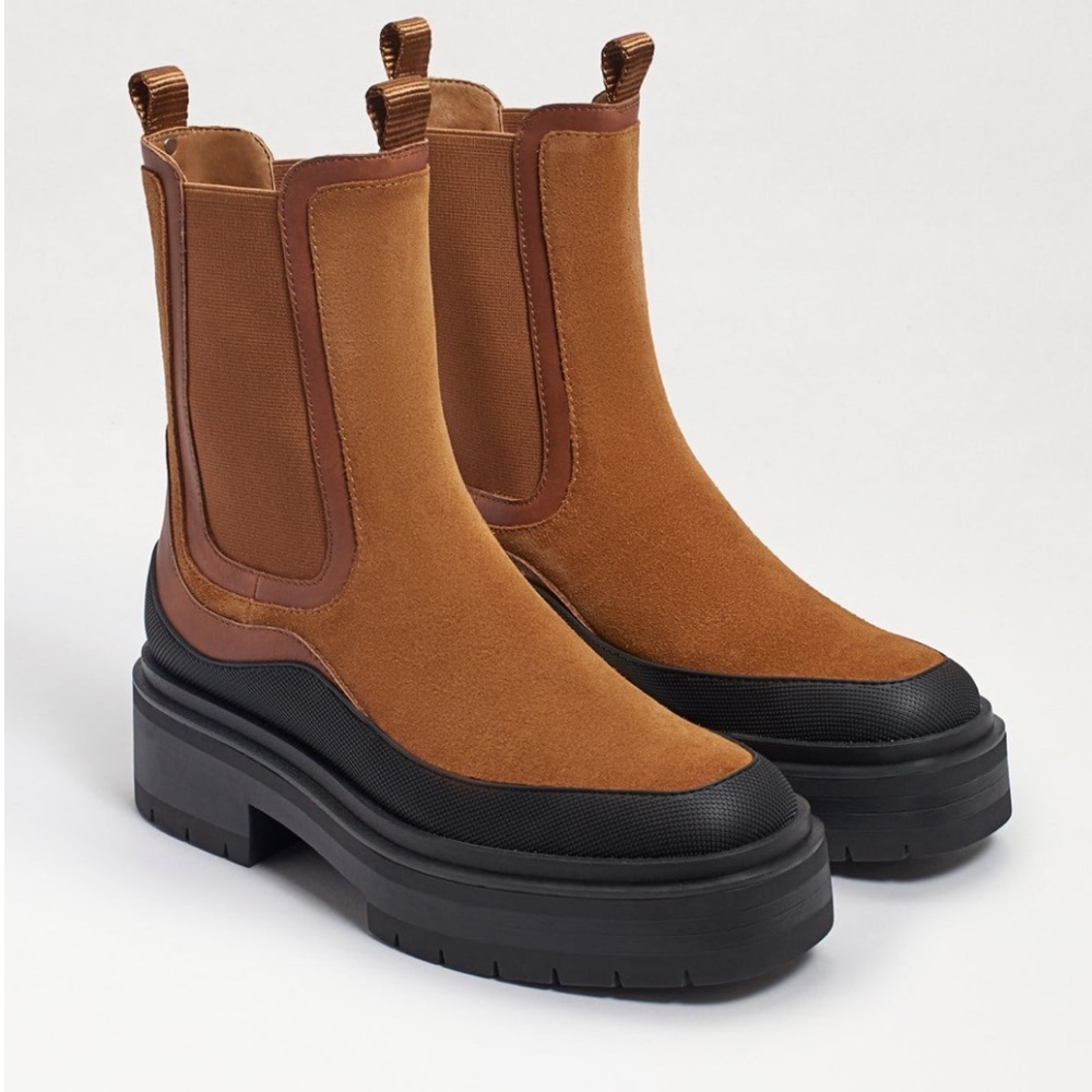 BRAND NEW Sam Edelman Lulia Camel Suede Boots